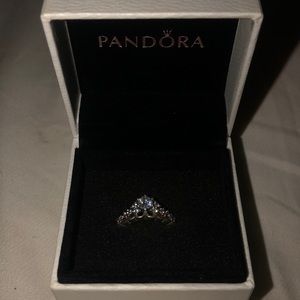 Pandora Ring Fairytale Tiara Sterling Silver